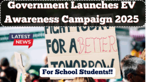 Government Launches EV Awareness Campaign for School Students in 2025